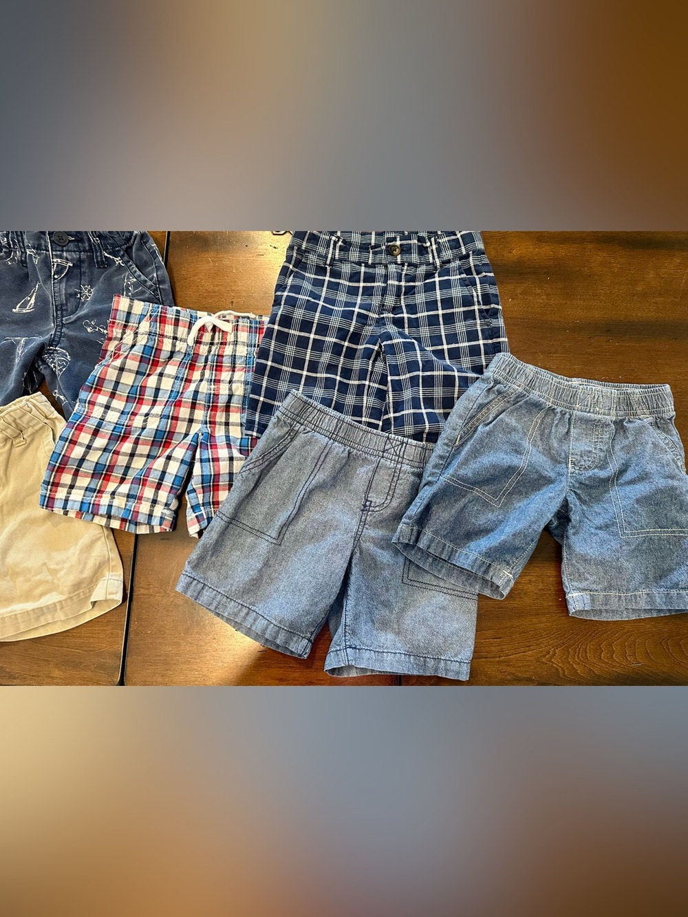 Boy’s 3T lot of six Shorts, All 100% cotton - Picture 4 of 16